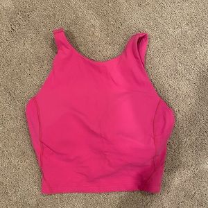 high neck align tank top